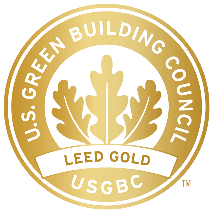 LEED Gold badge — target certification